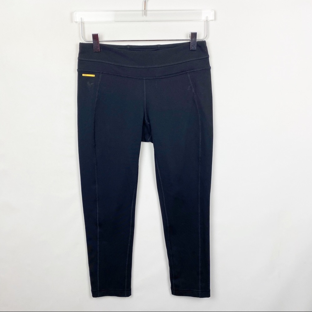 Lole Black Supplex High Rise Crop Black Small